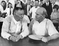 Clarence Darrow and William Jennings Bryan